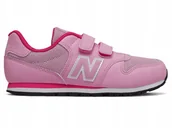 Buty dla dziewczynek - Buty Dziecięce New Balance 500 Yv500Rk Rzepy 33 - miniaturka - grafika 1