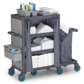 Wózki serwisowe - Fantom PROCART 432 wózek hotelowy - miniaturka - grafika 1