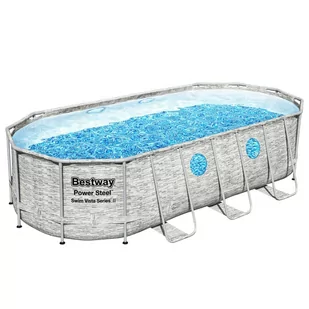 Lumarko Basen Power Steel Swim Vista Series, 549x274x122 cm - Baseny ogrodowe - miniaturka - grafika 4
