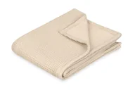 Koce i narzuty dla dzieci - Kocyk dziecięcy 75x100 Prestige muslin beżowy BabyMatex - miniaturka - grafika 1