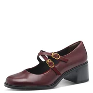 Czółenka - Tamaris Czółenka damska z paskiem 1-22411-45 czółenka, Merlot, 39 EU, Merlot, 39 EU - miniaturka - grafika 1