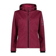 Kurtki damskie - CMP damska kurtka Softshell melanżowa z odpinanym kapturem, Anemone Mel, 56 - miniaturka - grafika 1