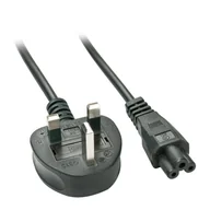 Kable - Lindy 2m UK 3 Pin to C5 Mains - miniaturka - grafika 1
