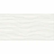 Płytki ceramiczne - Cersanit C PS803 WHITE SATIN WAVE STRUCTURE 29,8x59,8 G.1 - miniaturka - grafika 1