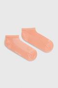Skarpetki damskie - Calvin Klein skarpetki 2-pack damskie kolor różowy - miniaturka - grafika 1