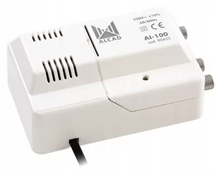 Alcad wzmacniacz dom ALCAD AI-100 VHF/UHF 24/11dB WZMSZAI100 - Wzmacniacze antenowe - miniaturka - grafika 1