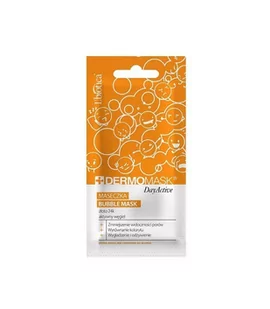 Lbiotica Dermomask Day Active Bubble Mask maseczka złoto 24k i aktywny węgiel 10 ml - Maseczki do twarzy - miniaturka - grafika 1