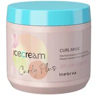 Maski do włosów - Inebrya Ice Cream Curly Plus, maska do włosów kręconych, 500ml - miniaturka - grafika 1