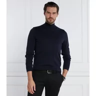 Swetry męskie - Calvin Klein Wełniany golf | Slim Fit - miniaturka - grafika 1