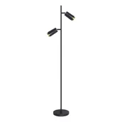 Lampy stojące - FLOWER BLACK GOLD LAMPA PODŁOGOWA 1xGU10 - miniaturka - grafika 1