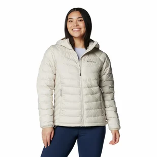 Damska kurtka z kapturem Columbia Powder Lite II Hooded Jacket dark stone - S - Kurtki damskie - miniaturka - grafika 1