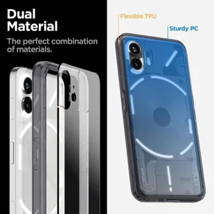 Etui NOTHING PHONE 2 Spigen Ultra Hybrid Crystal Space transparentne - Etui i futerały do telefonów - miniaturka - grafika 9