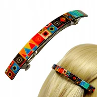 Ozdoby do włosów - Zapinka do włosów Automatyczna Kolorowa spinka Klamra - miniaturka - grafika 1