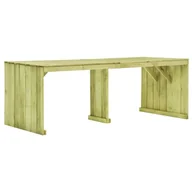 Stoły ogrodowe - vidaXL Stół ogrodowy, 220 x 101,5 x 80 cm, impregnowana sosna FSC - miniaturka - grafika 1