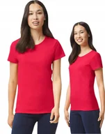 Koszulki i topy damskie - Koszulka Damska T-Shirt Bawełna Heavy Gildan GIL5000 CZERWONA 2XL - miniaturka - grafika 1
