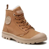 Botki damskie - Trapery Palladium Pampa Hi Zip Wl 95982-252-M Brązowy - miniaturka - grafika 1