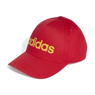 Czapki damskie - adidas Męska codzienna czapka z daszkiem, Lepsze szkarłatne/pogrubione złoto, M - miniaturka - grafika 1