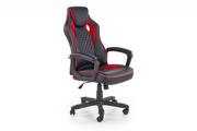 Fotele gamingowe - Fotel gamingowy czarno-czerwony GERARDO - miniaturka - grafika 1