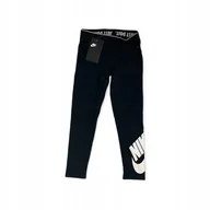 Legginsy - Getry legginsy dziewczęce czarne NIKE 6 lat - miniaturka - grafika 1