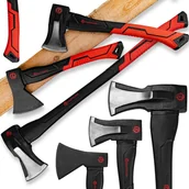 Siekiery - MaPower MAPOWER MPAX-S3 Siekiera Rozłupująca Zestaw Siekier Do Łupania Rąbania Drewna 3 siekiery Fiberglass - miniaturka - grafika 1