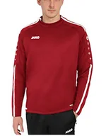 Bluzy męskie - Jako Striker 2.0 bluza męska, chili czerwony/biały, XXL - miniaturka - grafika 1