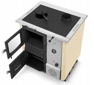 Kuchnia węglowa kocioł CO z płaszczem wodnym 12-14kW (średnica wylotu spalin: 120 mm) - spełnia anty-smogowy EkoProjekt 99681702 - Kuchnie węglowe - miniaturka - grafika 7