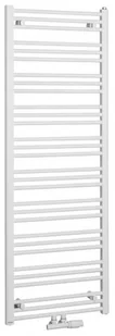 Bruckner Grzejnik łazienkowy ALBRECHT 50x157 cm podłączenie centralne kolor biały - Grzejniki łazienkowe - miniaturka - grafika 1