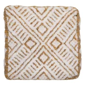 Poduszki ogrodowe - Poduszka do siedzenia na podłodze Miska, etniczny wzór, bawełna, 48 x 48 x 14 cm - miniaturka - grafika 1