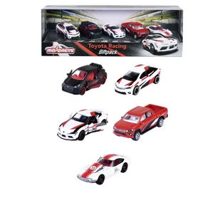 MAJORETTE TOYOTA RACING GIFTPACK 5-PACK 1:64 212053189 - Samochody i pojazdy dla dzieci - miniaturka - grafika 1
