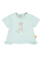 Kaftaniki dla niemowląt - Steiff Koszulka w kolorze błękitnym - miniaturka - grafika 1