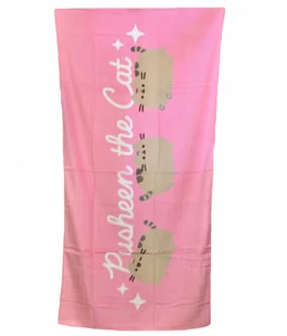 Ręcznik kąpielowy plażowy bawełniany Pusheen kot kotek 70x140 - Okrycia kąpielowe dla dzieci - miniaturka - grafika 1