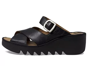 Fly London Sandały damskie BOCY409FLY czarne, 7 UK, Czarny, 40 EU - Sandały damskie - miniaturka - grafika 1