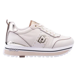 Damskie Sneakersy LIU JO SNE CALF LEATHER/NYLON BA4055 BA4055PX181S3177 – Beżowy - Sneakersy damskie - miniaturka - grafika 1
