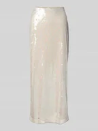 Spódnice - Długa sukienka z wysokim stanem i cekinami model ‘SEQUINA’ - miniaturka - grafika 1