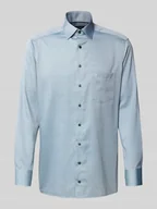 Koszule męskie - Koszula biznesowa o kroju slim fit z czystej bawełny - miniaturka - grafika 1