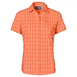 Koszule damskie - Koszula CENTAURA STRETCH VENT SHIRT W papaya checks - XS - grafika 1