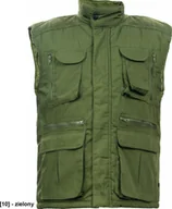 Odzież robocza - CERVA DAVIDA - wodoodporna, ocieplana kamizelka z wysokim kołnierzem - niebieski XL - miniaturka - grafika 1