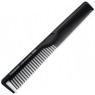 Grzebienie fryzjerskie - Grzebień fryzjerski prosty do strzyżenia rozczesywania antystatyczny karbonowy - miniaturka - grafika 1