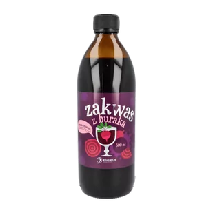 Zakwas z buraków niepasteryzowany 500ml - Zdrowa żywność - miniaturka - grafika 1