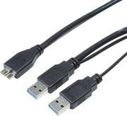 Kable USB - LogiLink micro USB 3.0 0.60m (CU0071) - miniaturka - grafika 1