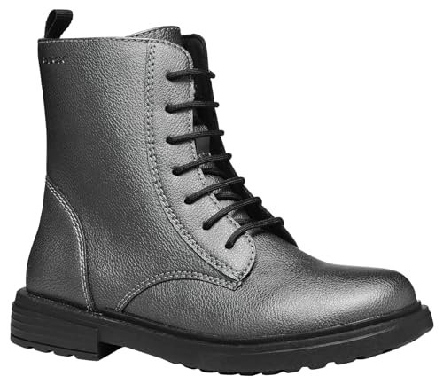 Geox J Eclair Girl D, Botki dla dziewczynek, Gun, 34 EU