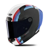 Kaski motocyklowe - Kask Integralny Nolan X-804 RS Gemini Biały/Niebieski/Czerwony BłyszczącyXXL - miniaturka - grafika 1