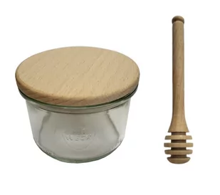 Zestaw Słoików Weck Pojemność 200 Ml Średnica 80mm 12 Sztuk + Drewniane Wieka, Nabierak Do Miodu / Weck - Pojemniki kuchenne Zestaw Słoików Weck Pojemność 200 Ml Średnica 80mm 12 Sztuk + Drewniane Wieka, Nabierak Do Miodu / Weck - Pojemniki kuchenne - miniaturka - grafika 1