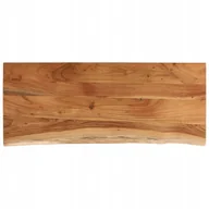 Blaty meblowe i parapety okienne - Blat Do Stołu 100X40X3,8CM Drewno Akacjowe Naturalna Krawędź - miniaturka - grafika 1