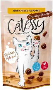 Catessy Crunchy Snacks, 65 g - O smaku sera - Mleko dla kociąt i szczeniąt - miniaturka - grafika 1