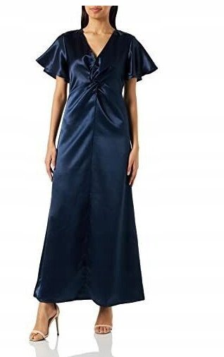 VILA SUKIENKA KOKTAJLOWA GRANATOWA PROSTA 40 JGR