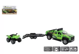 Hipo Auto z przyczepą i Quadem, światło, dźwięk 510220 - Figurki dla dzieci - miniaturka - grafika 1