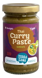 TERRASANA (nap. kokos, kremy orz., syr. PASTA ZIELONE CURRY BIO 120 g - TERRASANA - Pasty warzywne - miniaturka - grafika 1