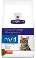 Sucha karma dla kotów - Hills Prescription Diet M/D Feline Weight Loss Diabetic 1,5 kg - miniaturka - grafika 1
