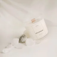 Świece - Świeca sojowa w szklance 450 ml - Uważność LETNIA PEONIA - miniaturka - grafika 1